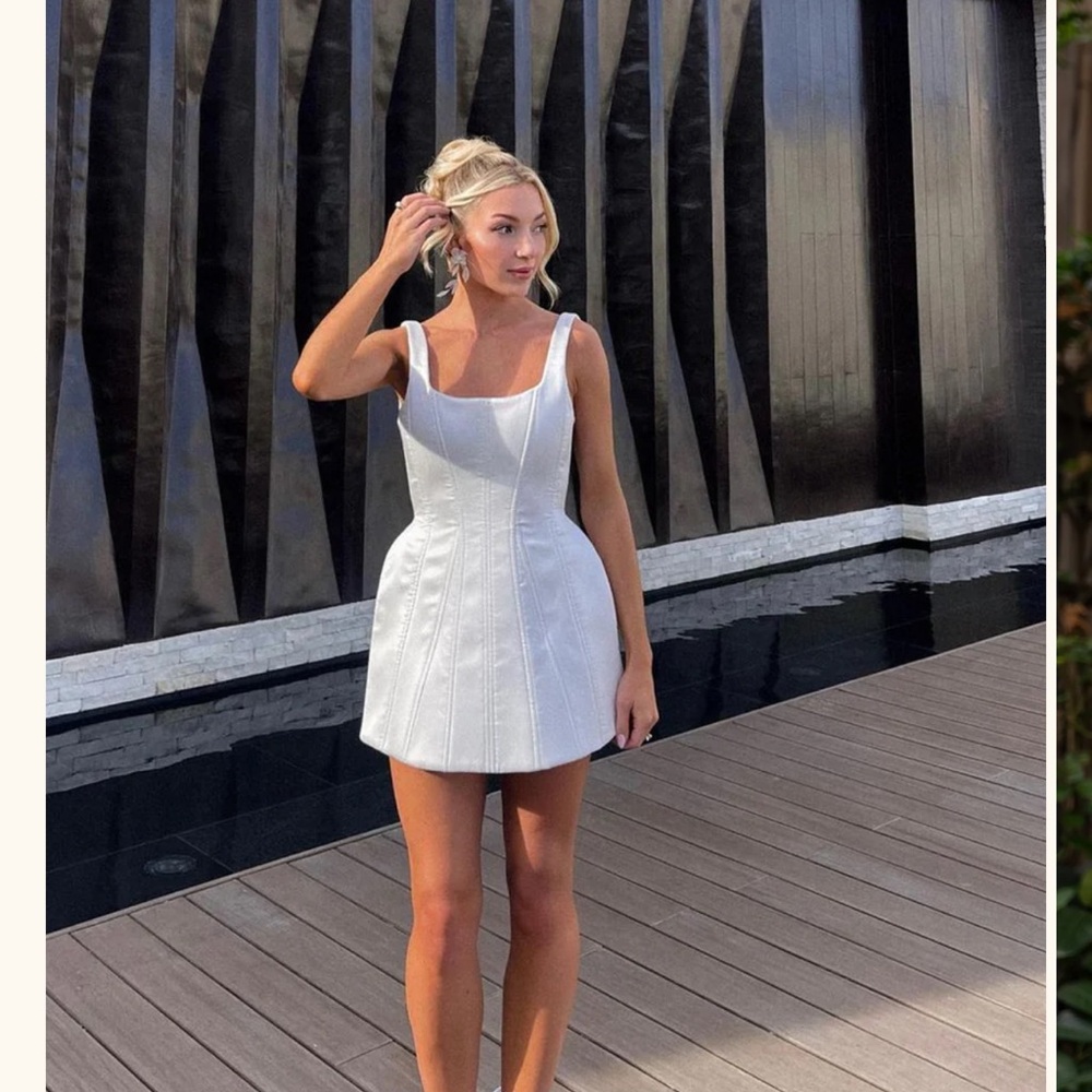 White After Party Wedding Dress From Nadia!